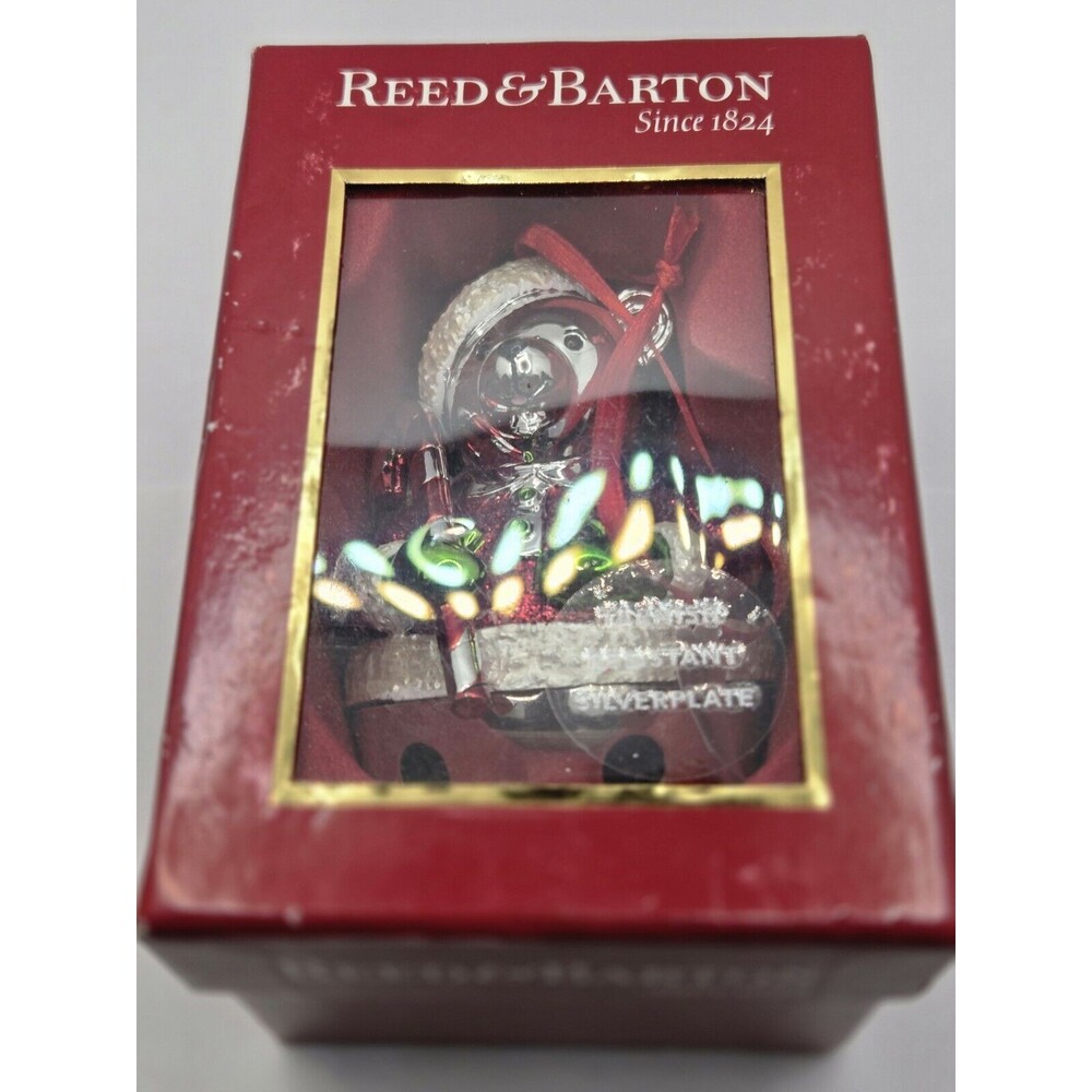 Reed & Barton Bear Jingle Bell Ornament